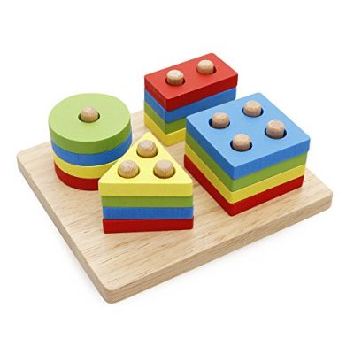 Rolimate Wooden Educational Preschool Shape Color Recognition Geometric