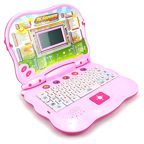 2 in 1 Bilingual Study Machine Educational Toy Laptop for ...