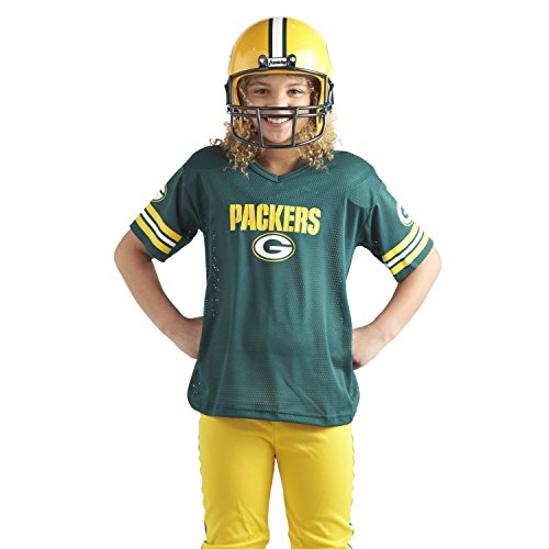 Franklin Sports NFL Green Bay Packers Deluxe Youth Uniform Set, Small